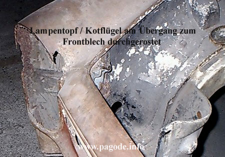 Lampentopf seitlich